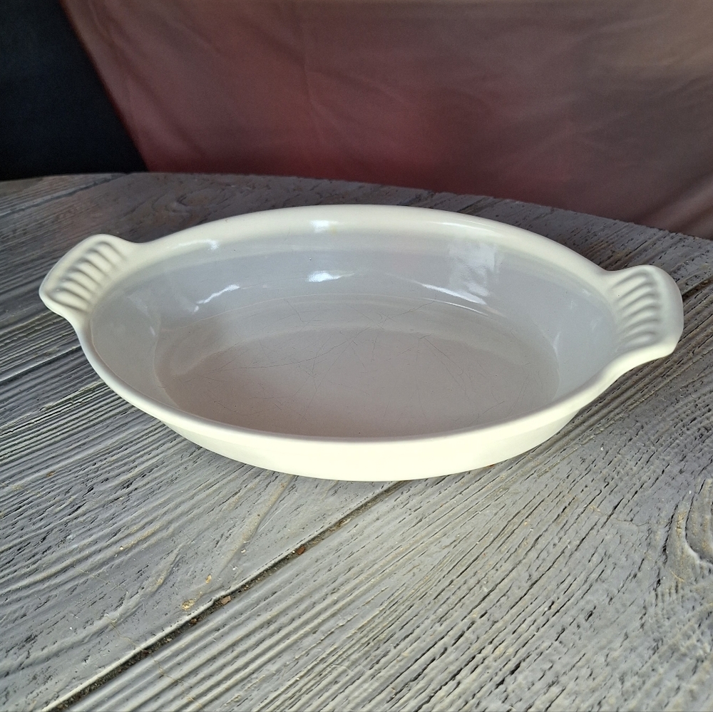 Vintage Le Creuset Enameled Cast Iron Casserole Dish 20 Centimeters In Diameter - Picture 3 of 10